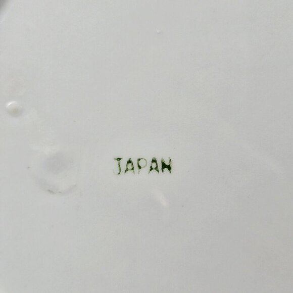 Vintage Majolica Grapevine 2 Section Candy Dish/Olive Dish Painted & Glazed - Picture 12 of 13